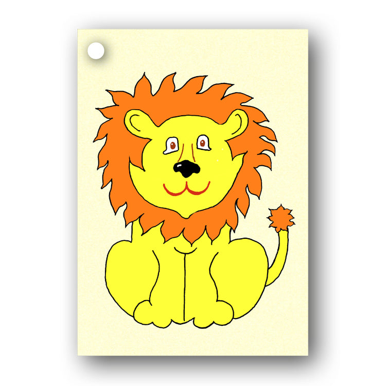 Lion Gift Tags from Dormouse Cards