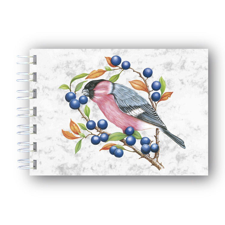 A6 Bullfinch Wire Bound Marble Notebook from Dormouse Cards