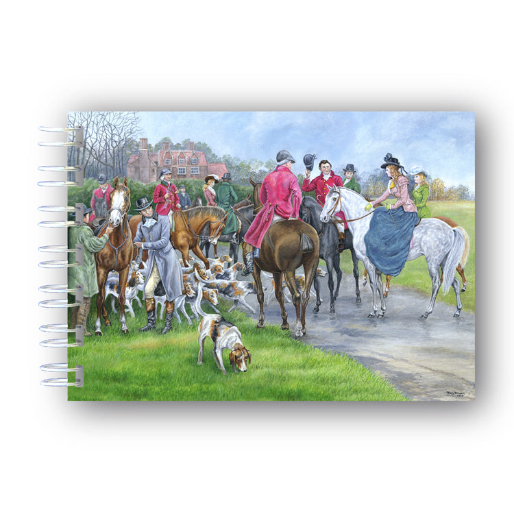 A6 Hunt Wire Bound Notebook from Dormouse Cards