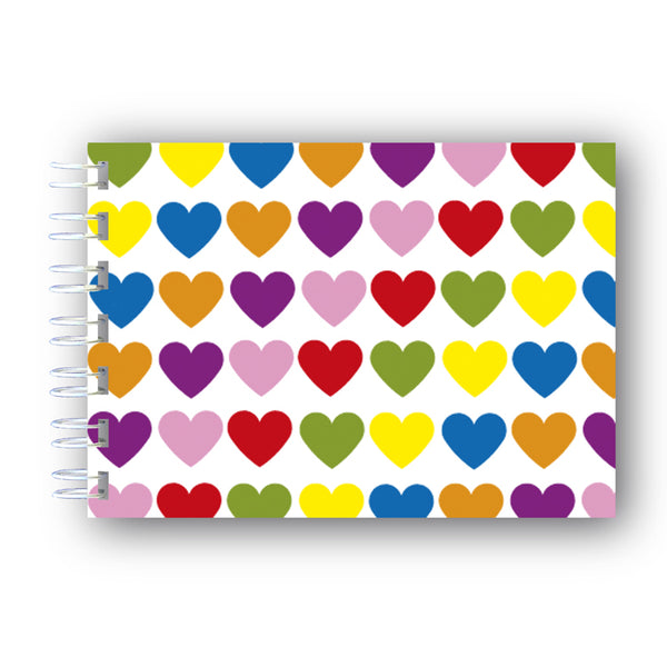 A6 Hearts Notebook from Dormouse Cards