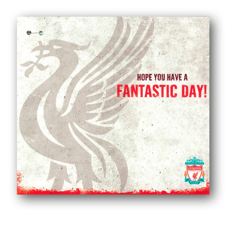 Liverpool FC Birthday Card with Badge - Brother from Dormouse Cards