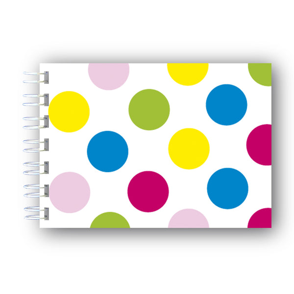 A6 Multi Coloured Wire Bound Notebook from Dormouse Cards
