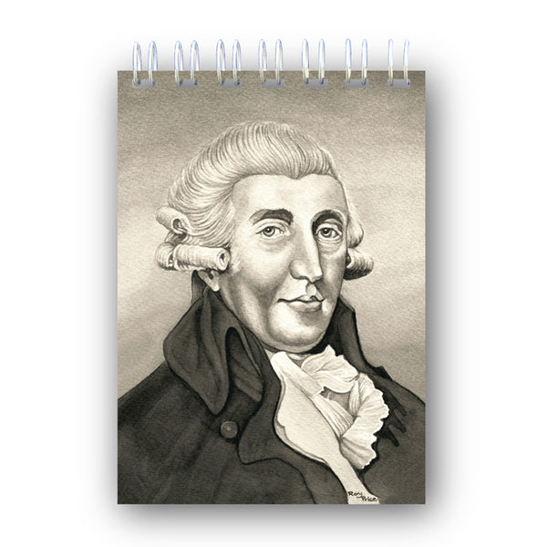 Haydn Wire Bound Notebook from Dormouse Cards