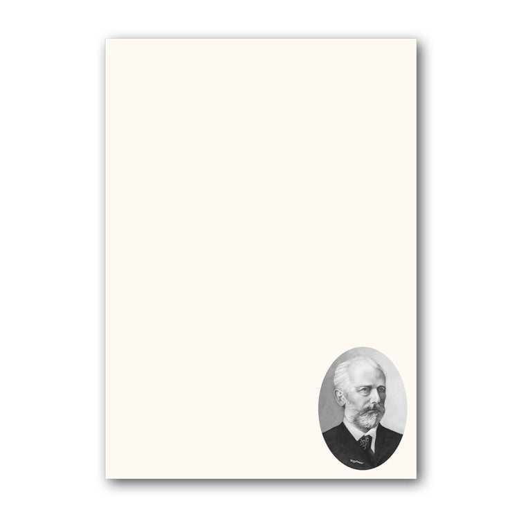 A5 Tchaikovsky Notepaper from Dormouse Cards