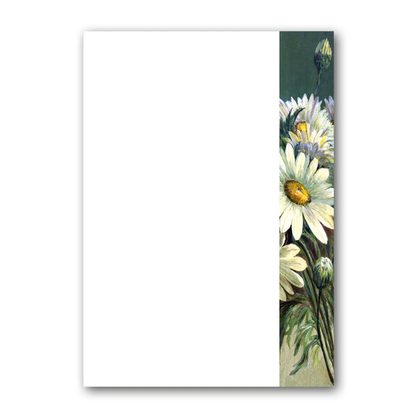 A5 Marguerites Notepaper from Dormouse Cards