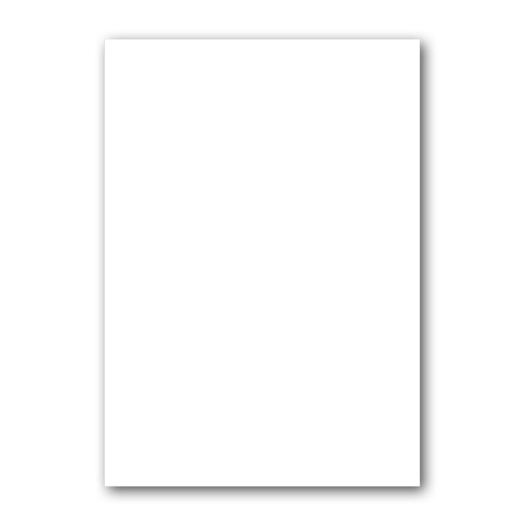 A5 Plain White 120 gsm paper supplied with Funny Top Bird Notepaper from Dormouse Cards