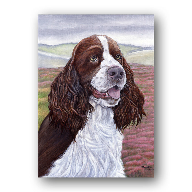 English Springer Spaniel Greetings Card from Dormouse Cards