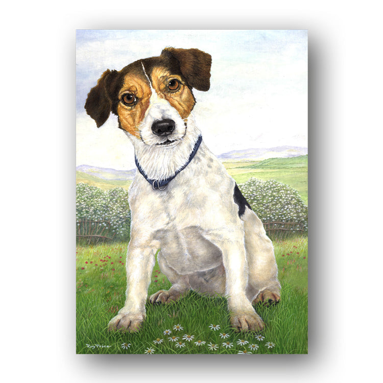 Jack Russell Terrier Nipper HMV Frasier's Dog Father's Card from Dormouse Cards