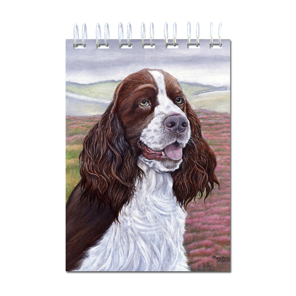 A6 Wire Bound English Springer Spaniel Notebook