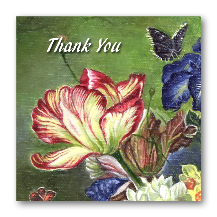 Fine Art Still Life Thank You Card Tulip from Dormouse Cards