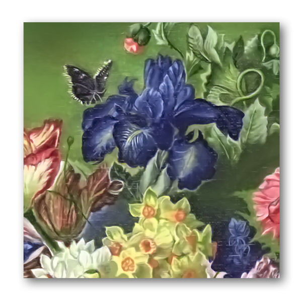 Fine Art Still Life Birthday Card Iris from Dormouse Cards