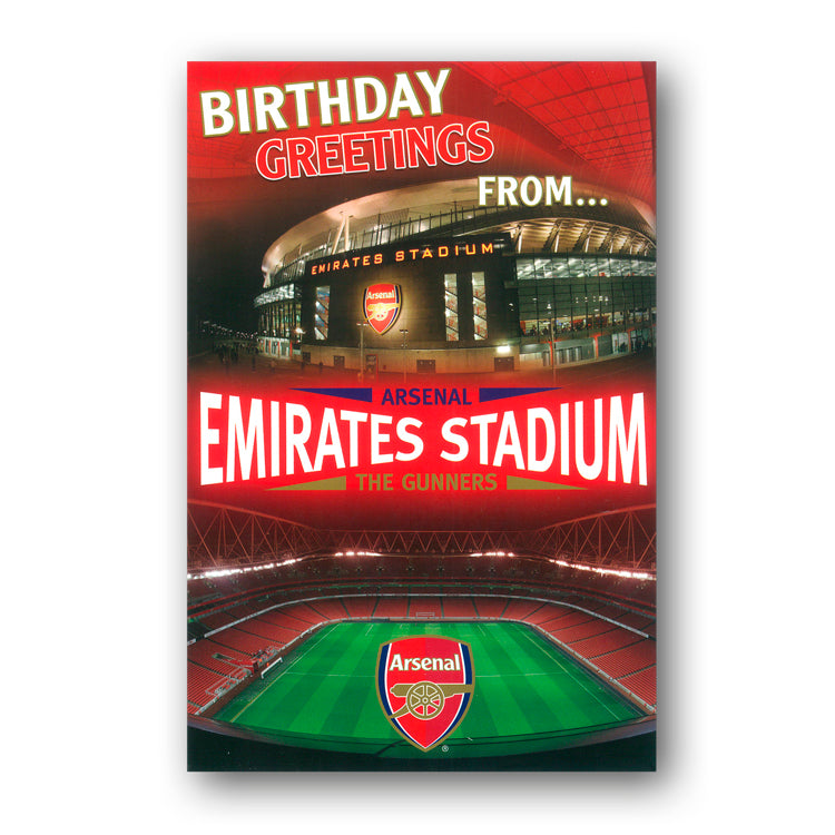 Arsenal 3D Pop-Up Birthday Card from Dormouse Cards