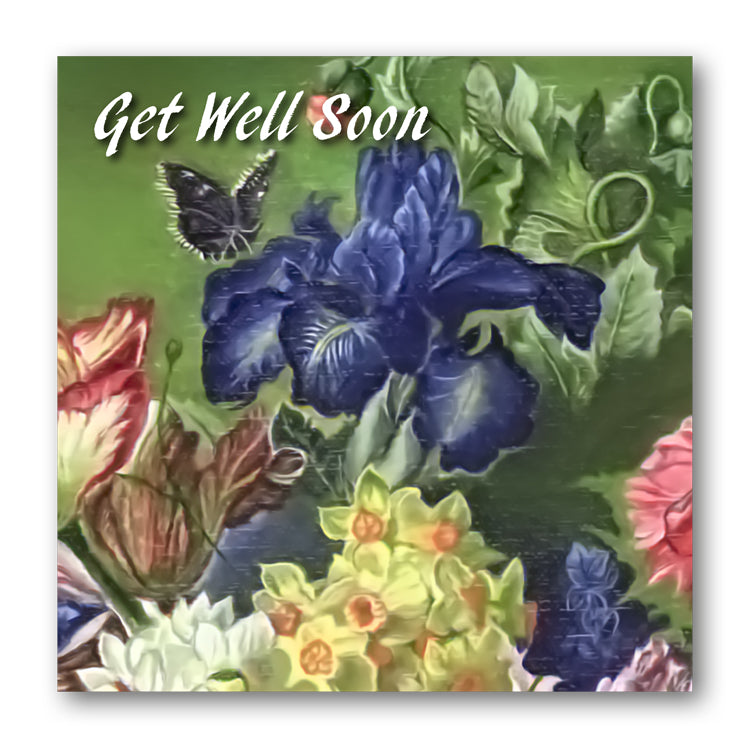 Fine Art Still Life Get Well Soon Card from Dormouse Cards