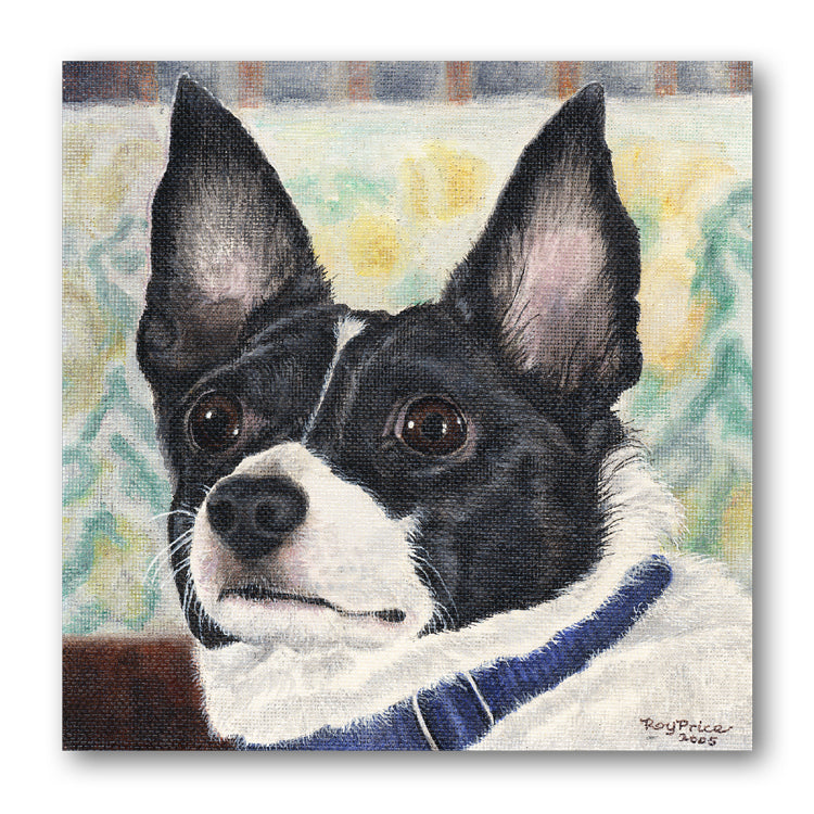 Precious the Terrier Dog Greetings Card from Dormouse Cards
