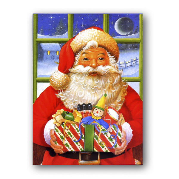 Courtier Santa Christmas Card from Dormouse Cards