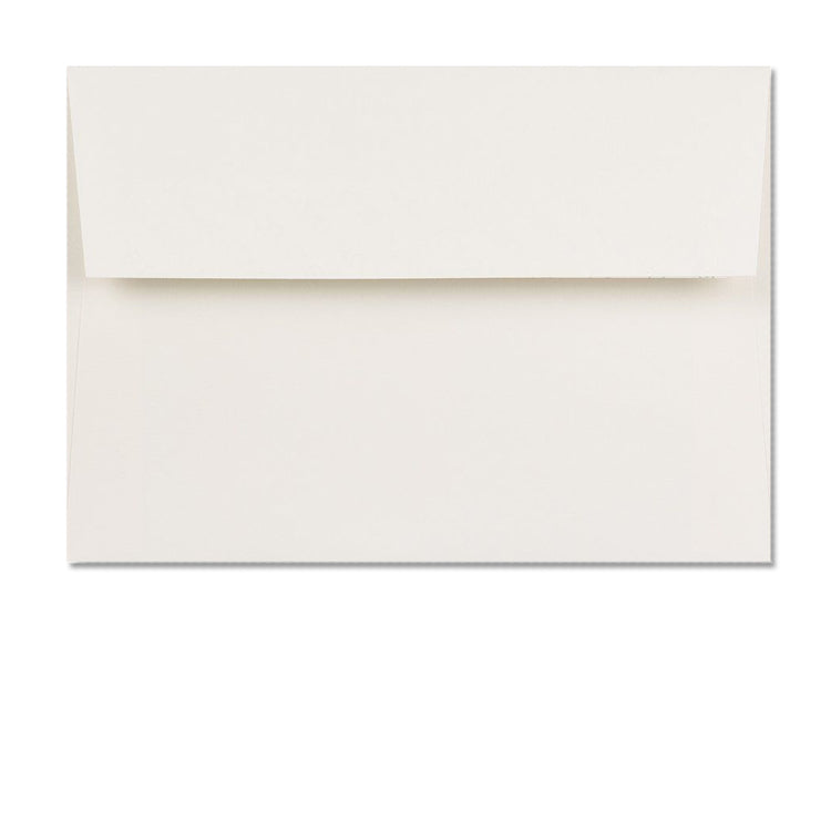 C6 Blank Oyster Conqueror textured envelopes supplied with Oyster Blank Greetings Card from Dormouse Cards