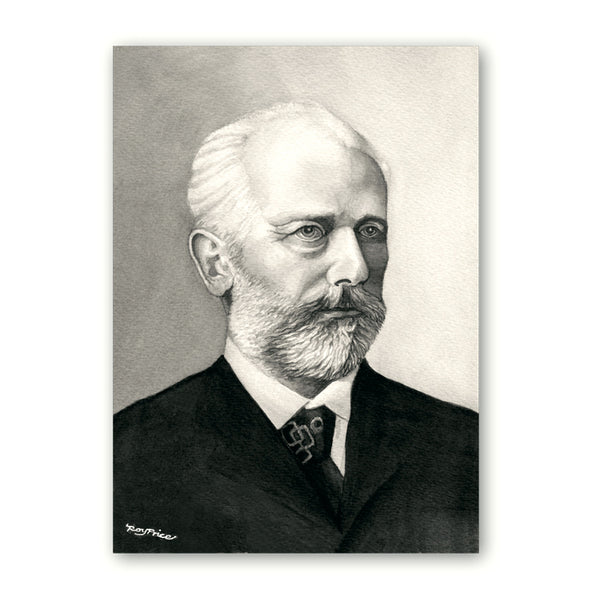 Tchaikovsky Notelets from Dormouse Cards