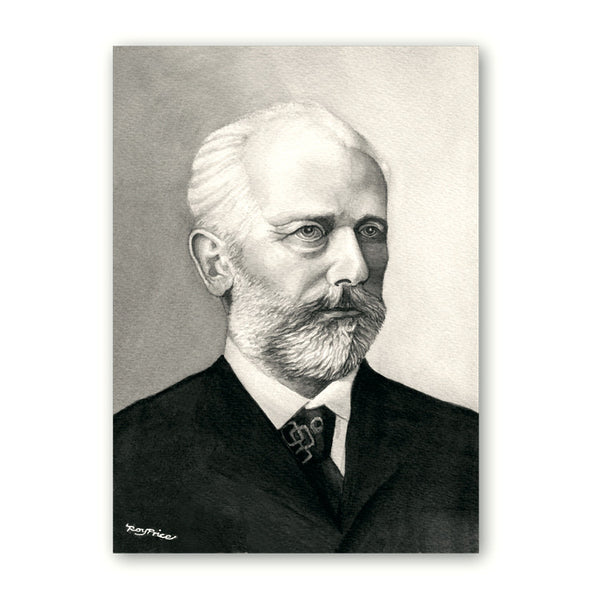 Fine Art Tchaikovsky Birthday Card from Dormouse Cards