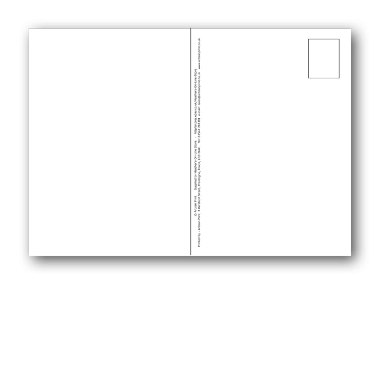 Pack of 10 A6 Fuschia and White Polka Dot Postcards